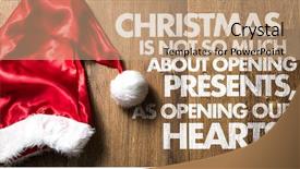  Presentation with christmas presents - Amazing slide deck having christmas is not so much backdrop and a coral colored foreground