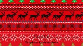  Presentation with ugly christmas sweater - Presentation theme enhanced with christmas-jumper-ugly-sweater-geometric and a red colored foreground