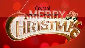  Presentation with christmas empty blank letter - Audience pleasing PPT theme consisting of christmas letter with abstract background backdrop and a red colored foreground