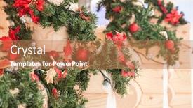  Presentation with christmas lights - Colorful theme enhanced with christmas-lights-add-the-holiday backdrop and a coral colored foreground