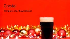  Presentation with christmas lights - Cool new slides with christmas lights baubles and tinsel backdrop and a dark gray colored foreground