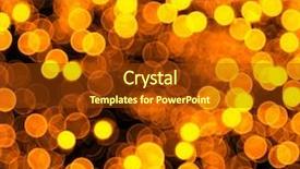  Presentation with forced - Colorful theme enhanced with christmas lights in the background backdrop and a tawny brown colored foreground