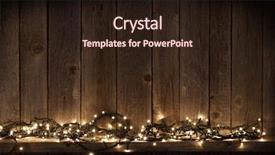  Presentation with christmas lights - Theme having christmas lights on shelf background and a wine colored foreground