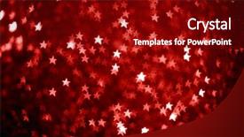  Presentation with glitter - Slide deck featuring christmas lights red - glitter of christmas lighting background background and a crimson colored foreground