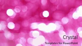  Presentation with christmas lights - Presentation theme enhanced with pink glitter - christmas lights background and a lavender colored foreground