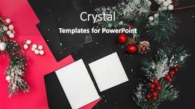  Presentation with christmas black - Cool new theme with christmas-minimal-mockup-red-xmas backdrop and a dark gray colored foreground