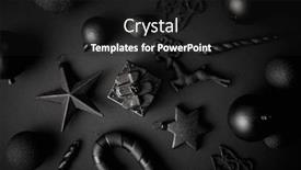  Presentation with minimalistic - Presentation design with christmas-minimalistic-and-simple-composition background and a dark gray colored foreground