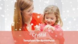  Presentation with childhood mental disorder - Slide deck enhanced with christmas money - family childhood holidays finances background and a  colored foreground