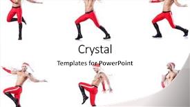  Presentation with dance beautiful couple dancing ballroom - Cool new slides with christmas moving background - dancing naked santa isolated backdrop and a  colored foreground