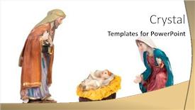  Presentation with christmas nativity - Slides having christmas-nativity-scene-with-holy background and a white colored foreground