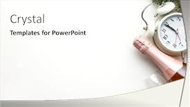  Presentation with confetti - Presentation featuring christmas-or-new-year-composition background and a white colored foreground