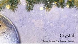  Presentation with next year - Audience pleasing slides consisting of christmas or new year backdrop and a lemonade colored foreground