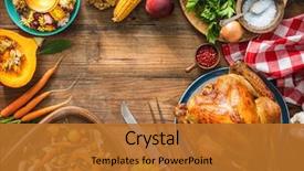  Presentation with thanksgiving - Cool new theme with christmas or thanksgiving turkey backdrop and a gold colored foreground