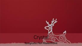  Presentation with ornament - Audience pleasing slides consisting of christmas ornament background very shallow backdrop and a tawny brown colored foreground