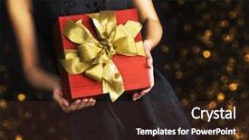  Presentation with sparkling - Beautiful presentation theme featuring company wide quality control - puzzle backdrop and a sky blue colored foreground