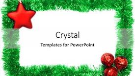  Presentation with new year card - Slides enhanced with christmas picture frame - new year postcard xmas card background and a  colored foreground