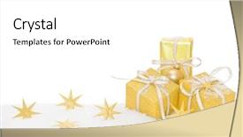  Presentation with christmas presents - Presentation consisting of close up shot of various engine gaskets background and a ocean colored foreground