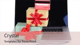  Presentation with gifts - Cool new slide deck with regulatory marker for boats to backdrop and a light blue colored foreground.