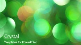  Presentation with abstract light - Presentation consisting of christmas reflection - abstract green light background and a forest green colored foreground