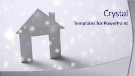  Presentation with real estate - Slide deck consisting of christmas safety - business and real estate concept background and a  colored foreground