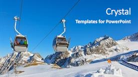  Presentation with fort - Cool new slides with christmas safety - snow fort in mountains ski backdrop and a  colored foreground