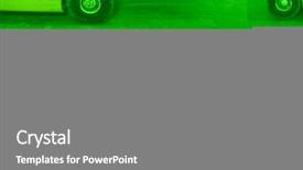  Presentation with santa - PPT theme consisting of christmas safety - two santa clauses background and a gray colored foreground