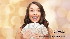  Presentation with banking - Presentation theme having sales winner - christmas sale banking winning background and a coral colored foreground