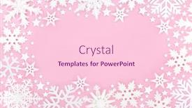  Presentation with north pole - Theme featuring christmas-snowflake-magical-north-pole background and a lemonade colored foreground