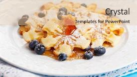  Presentation with moving christmas images nativity - Theme with christmas snowflake pancakes with maple background and a  colored foreground