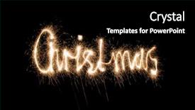 Presentation with sparkle christmas wallpaper blur christmas - PPT theme having christmas sparkler you can see background and a black colored foreground