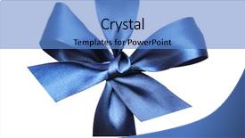  Presentation with white and navy blue - Presentation theme consisting of christmas spheres - blue bow isolated on white background and a teal colored foreground