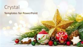  Presentation with cookies christmas - Slides having christmas-still-life-with-christmas background and a cream colored foreground