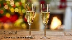  Presentation with year still life christmas - Presentation theme enhanced with christmas-still-life background and a gold colored foreground