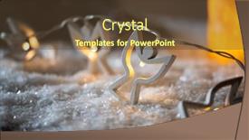  Presentation with string lights - Slide deck consisting of christmas-string-lights-in-snow background and a tawny brown colored foreground