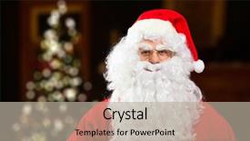  Presentation with santa - Audience pleasing theme consisting of christmas sweater - santa claus portrait backdrop and a  colored foreground