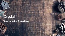  Presentation with vintage christmas - Amazing PPT theme having christmas theme background in vintage backdrop and a dark gray colored foreground