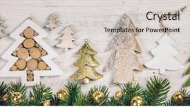  Presentation with vintage christmas - Beautiful theme featuring christmas theme background in vintage backdrop and a light gray colored foreground