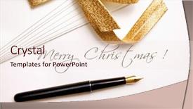  Presentation with design christmas holiday - PPT theme with christmas theme for design holiday background and a sky blue colored foreground