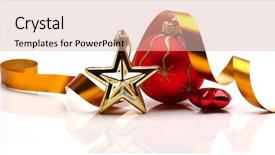  Presentation with theme - Theme enhanced with christmas theme background and a lemonade colored foreground