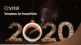  Presentation with fragrant - Audience pleasing theme consisting of christmas-toy-is-made backdrop and a black colored foreground