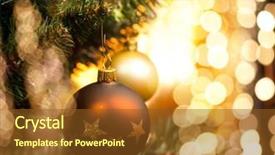  Presentation with fire red - Amazing slides having christmas tree and fire backdrop and a tawny brown colored foreground