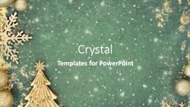  Presentation with christmas tree - Presentation theme with christmas-tree-and-gold-bauble background and a  colored foreground