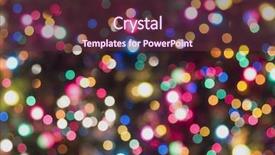  Presentation with christmas lights - Presentation enhanced with christmas tree lights blurred background background and a  colored foreground