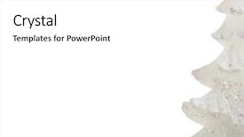  Presentation with christmas cars - PPT theme featuring christmas tree merry christmas card background and a white colored foreground