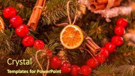  Presentation with gold bokeh - Amazing presentation having christmas-tree-with-gold-bauble backdrop and a tawny brown colored foreground