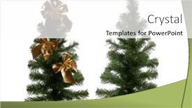  Presentation with golden christmas - 