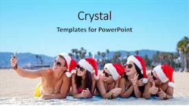  Presentation with transport and future technology concept - Amazing presentation theme having christmas vacation technology and people backdrop and a  colored foreground