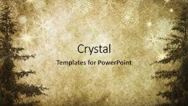  Presentation with vintage christmas - Beautiful presentation theme featuring christmas vintage background with snowflakes backdrop and a lemonade colored foreground