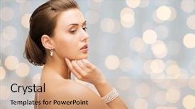  Presentation with pearl - Presentation design with christmas wedding - beauty luxury people holidays background and a coral colored foreground