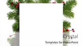  Presentation with christmas card - Presentation with christmas-white-blank-card background and a white colored foreground